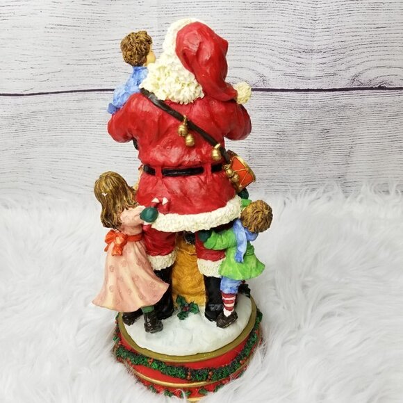 Vintage Musical Santa Claus Plays Jolly Old St Nicholas - Picture 6 of 12